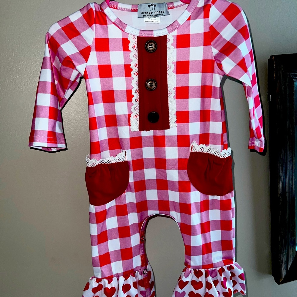 Valentines Day Romper